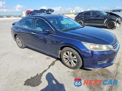 Czwarte zdjęcie samochodu z boku: 2013 HONDA ACCORD LX VIN:1HGCR2F35DA273923 - miniatura