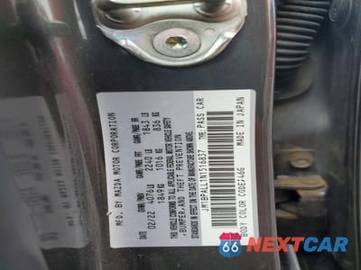 Zdjęcie 12 z 12 samochodu: 2022 MAZDA 3 PREFERRED VIN:JM1BPALL1N1516837 - miniatura