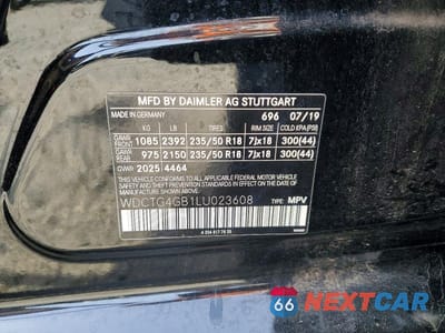 Zdjęcie 13 z 13 samochodu: 2020 MERCEDES-BENZ GLA 250 4MATIC VIN:WDCTG4GB1LU023608 - miniatura
