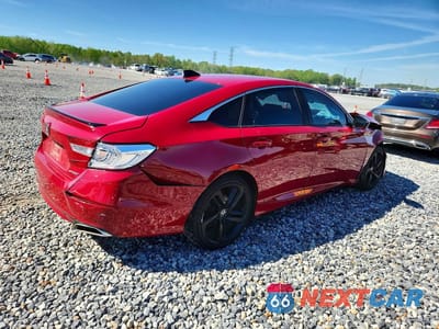 Trzecie zdjęcie samochodu z tyłu: 2022 HONDA ACCORD SPORT VIN:1HGCV1F33NA039352 - miniatura