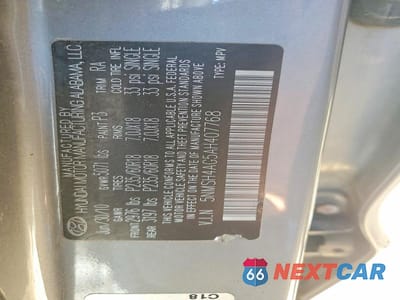 Zdjęcie 13 z 13 samochodu: 2010 HYUNDAI SANTA FE SE VIN:5NMSH4AG5AH407768 - miniatura