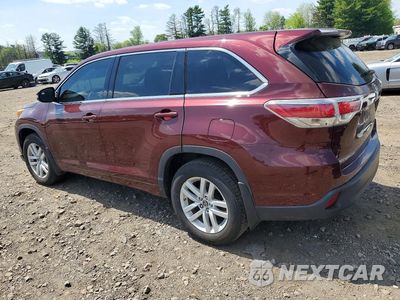 Drugie zdjęcie samochodu z przodu: 2016 TOYOTA HIGHLANDER LE VIN:5TDBKRFH5GS317669 - miniatura