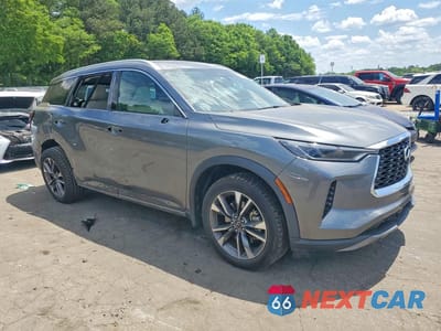 Czwarte zdjęcie samochodu z boku: 2022 INFINITI QX60 LUXE VIN:5N1DL1FS6NC344120 - miniatura