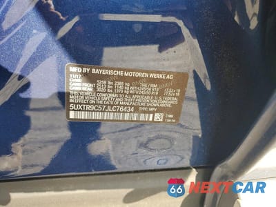 Zdjęcie 13 z 13 samochodu: 2018 BMW X3 XDRIVE30I VIN:5UXTR9C57JLC76434 - miniatura