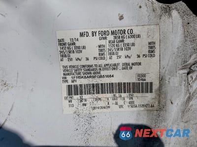 Zdjęcie 13 z 13 samochodu: 2015 FORD EXPLORER POLICE INTERCEPTOR VIN:1FM5K8AR9FGB51684 - miniatura
