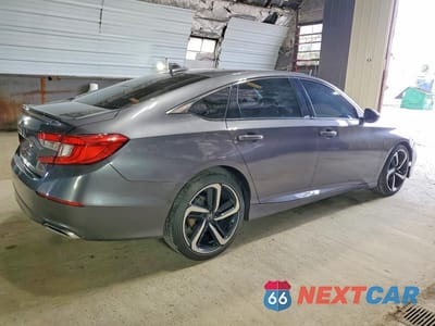 Trzecie zdjęcie samochodu z tyłu: 2019 HONDA ACCORD SPORT VIN:1HGCV1F36KA051300 - miniatura