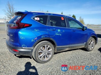 Trzecie zdjęcie samochodu z tyłu: 2022 HONDA CR-V TOURING VIN:7FARW2H98NE021941 - miniatura