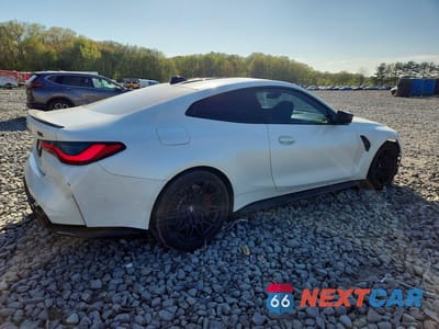Trzecie zdjęcie samochodu z tyłu: 2022 BMW M4 COMPETITION VIN:WBS43AZ08NCH79893 - miniatura