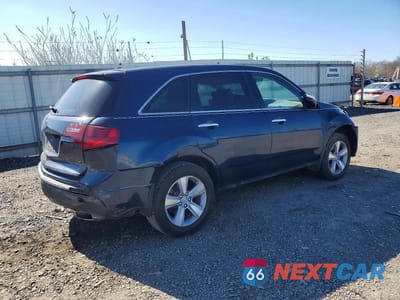 Trzecie zdjęcie samochodu z tyłu: 2012 ACURA MDX TECHNOLOGY VIN:2HNYD2H31CH515780 - miniatura