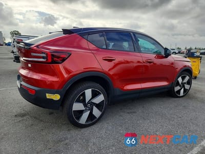 Trzecie zdjęcie samochodu z tyłu: 2022 VOLVO C40 P8 RECHARGE ULTIMATE VIN:YV4ED3GB6N2001097 - miniatura