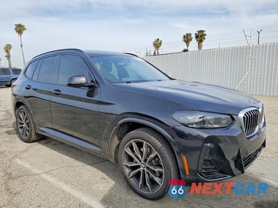 Czwarte zdjęcie samochodu z boku: 2022 BMW X3 SDRIVE30I VIN:5UX43DP06N9L57545 - miniatura