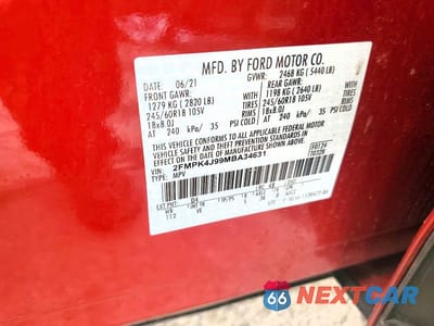 Zdjęcie 13 z 13 samochodu: 2021 FORD EDGE SEL VIN:2FMPK4J99MBA34631 - miniatura