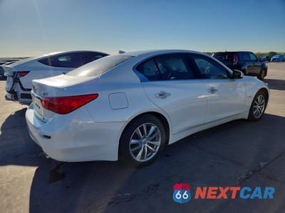 Trzecie zdjęcie samochodu z tyłu: 2017 INFINITI Q50 3.0T PREMIUM VIN:JN1EV7AR3HM840679 - miniatura