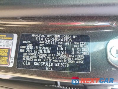 Zdjęcie 13 z 13 samochodu: 2026 KIA NIRO LX VIN:KNDCP3LE8T5319770 - miniatura