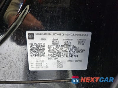 Zdjęcie 13 z 13 samochodu: 2025 CHEVROLET EQUINOX LT VIN:3GNAXPEG4SL163763 - miniatura