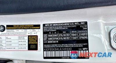 Zdjęcie 10 z 11 samochodu: 2020 MERCEDES-BENZ GLE 450 4MATIC VIN:4JGFB5KB4LA149330 - miniatura