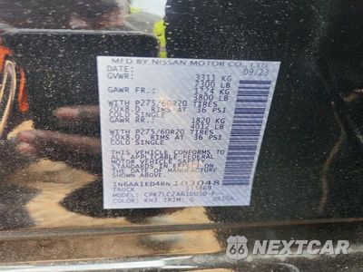 Zdjęcie 12 z 12 samochodu: 2024 NISSAN TITAN SV VIN:1N6AA1ED4RN103048 - miniatura