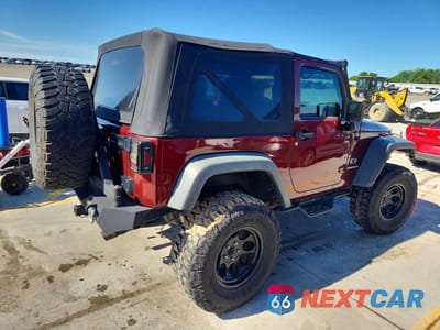 Trzecie zdjęcie samochodu z tyłu: 2009 JEEP WRANGLER X VIN:1J4FA24169L719734 - miniatura