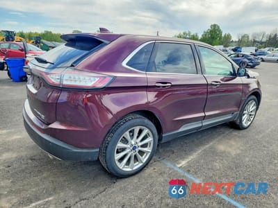 Trzecie zdjęcie samochodu z tyłu: 2018 FORD EDGE TITANIUM VIN:2FMPK4K84JBB73390 - miniatura