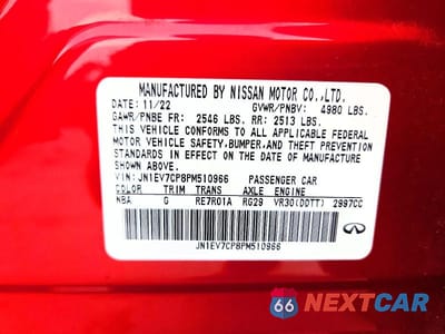 Zdjęcie 12 z 12 samochodu: 2023 INFINITI Q50 SENSORY VIN:JN1EV7CP8PM510966 - miniatura