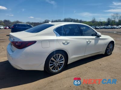 Trzecie zdjęcie samochodu z tyłu: 2020 INFINITI Q50 3.0T LUXE VIN:JN1EV7AR4LM252346 - miniatura