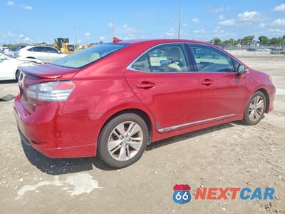 Trzecie zdjęcie samochodu z tyłu: 2011 LEXUS HS 250H VIN:JTHBB1BA0B2045816 - miniatura