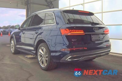 Trzecie zdjęcie samochodu z tyłu: 2022 AUDI Q7 PREMIUM PLUS VIN:WA1LXBF79ND006740 - miniatura