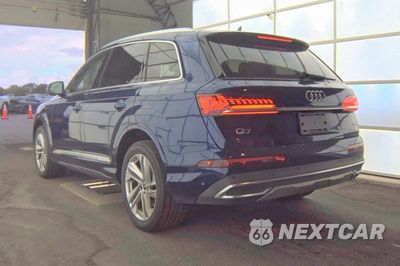 Trzecie zdjęcie samochodu z tyłu: 2022 AUDI Q7 PREMIUM PLUS VIN:WA1LXBF79ND006740 - miniatura
