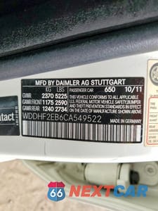 Zdjęcie 12 z 12 samochodu: 2012 MERCEDES-BENZ E 350 BLUETEC VIN:WDDHF2EB6CA549522 - miniatura