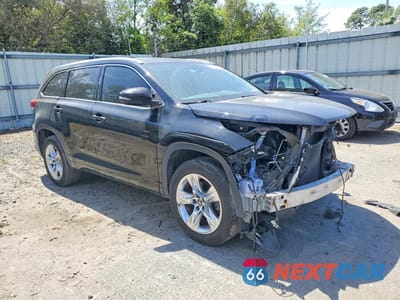 Czwarte zdjęcie samochodu z boku: 2017 TOYOTA HIGHLANDER LIMITED VIN:5TDYZRFHXHS225562 - miniatura