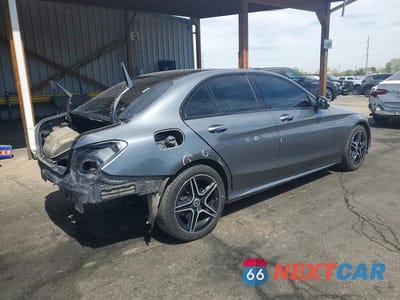Trzecie zdjęcie samochodu z tyłu: 2020 MERCEDES-BENZ C 300 4MATIC VIN:W1KWF8EB5LR596732 - miniatura