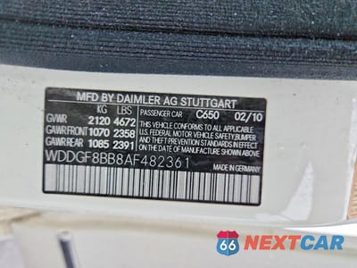 Zdjęcie 12 z 12 samochodu: 2010 MERCEDES-BENZ C 300 4MATIC VIN:WDDGF8BB8AF482361 - miniatura