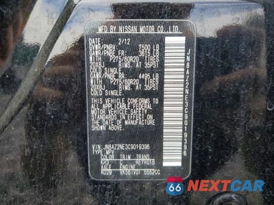 Zdjęcie 14 z 14 samochodu: 2012 INFINITI QX56 BASE VIN:JN8AZ2NE3C9019396 - miniatura