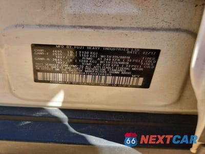 Zdjęcie 14 z 14 samochodu: 2017 SUBARU OUTBACK TOURING VIN:4S4BSATCXH3348568 - miniatura