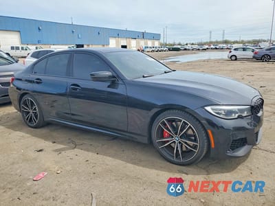 Czwarte zdjęcie samochodu z boku: 2021 BMW M340XI VIN:3MW5U9J00M8C08899 - miniatura