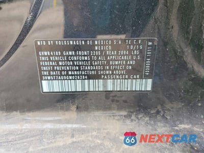 Zdjęcie 12 z 12 samochodu: 2016 VOLKSWAGEN GTI S VIN:3VW5T7AU9GM026284 - miniatura