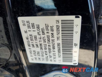 Zdjęcie 12 z 12 samochodu: 2008 HONDA ACCORD EXL VIN:1HGCP36858A007850 - miniatura