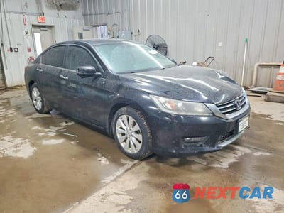 Czwarte zdjęcie samochodu z boku: 2014 HONDA ACCORD EXL VIN:1HGCR3F87EA029094 - miniatura