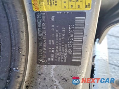 Zdjęcie 13 z 13 samochodu: 2007 BMW X3 3.0SI VIN:WBXPC93427WF03776 - miniatura