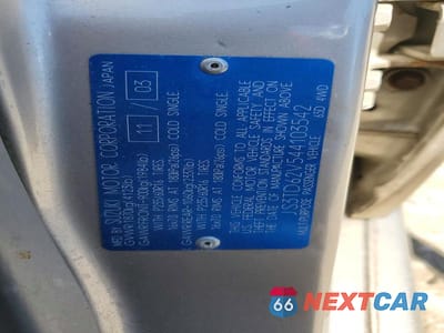 Zdjęcie 13 z 13 samochodu: 2004 SUZUKI GRAND VITARA LX VIN:JS3TD62V544103542 - miniatura