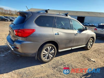 Trzecie zdjęcie samochodu z tyłu: 2017 NISSAN PATHFINDER SL VIN:5N1DR2MM1HC619566 - miniatura