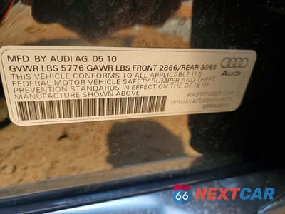 Zdjęcie 12 z 12 samochodu: 2011 AUDI A8 VIN:WAUAVAFD8BN000675 - miniatura