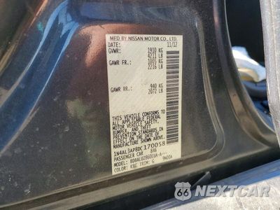Zdjęcie 12 z 12 samochodu: 2013 NISSAN ALTIMA 2.5 VIN:1N4AL3AP8DC170058 - miniatura