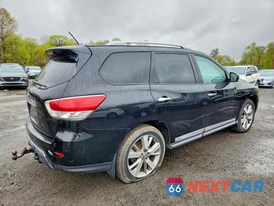 Trzecie zdjęcie samochodu z tyłu: 2014 NISSAN PATHFINDER S VIN:5N1AR2MM9EC695468 - miniatura