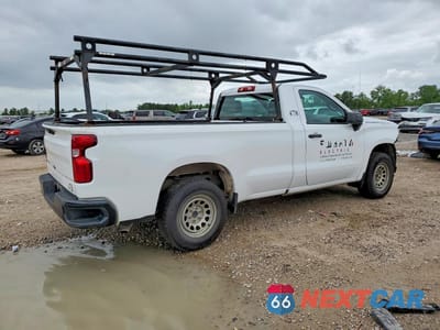 Trzecie zdjęcie samochodu z tyłu: 2021 CHEVROLET SILVERADO C1500 VIN:3GCNWAEH7MG243377 - miniatura