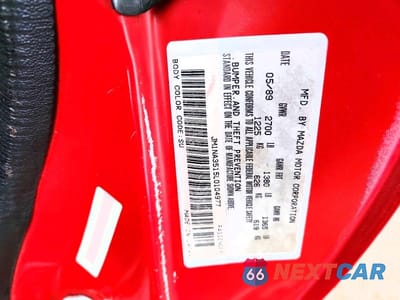 Zdjęcie 12 z 12 samochodu: 1990 MAZDA MX-5 MIATA VIN:JM1NA3515L0104977 - miniatura