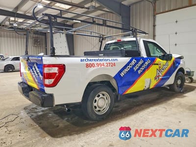 Trzecie zdjęcie samochodu z tyłu: 2021 FORD F150 VIN:1FTMF1CB4MKE97129 - miniatura