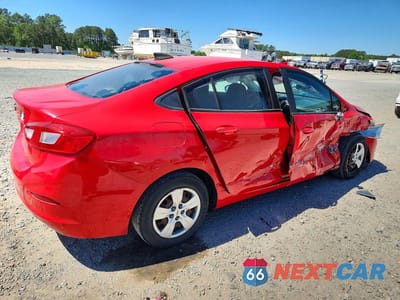 Trzecie zdjęcie samochodu z tyłu: 2018 CHEVROLET CRUZE LS VIN:1G1BC5SM4J7156718 - miniatura