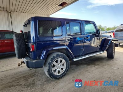 Trzecie zdjęcie samochodu z tyłu: 2013 JEEP WRANGLER UNLIMITED SAHARA VIN:1C4BJWEG3DL552465 - miniatura