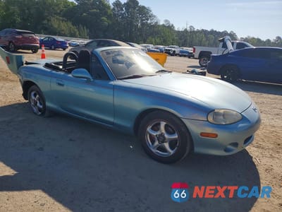 Czwarte zdjęcie samochodu z boku: 2001 MAZDA MX-5 MIATA BASE VIN:JM1NB353510216108 - miniatura